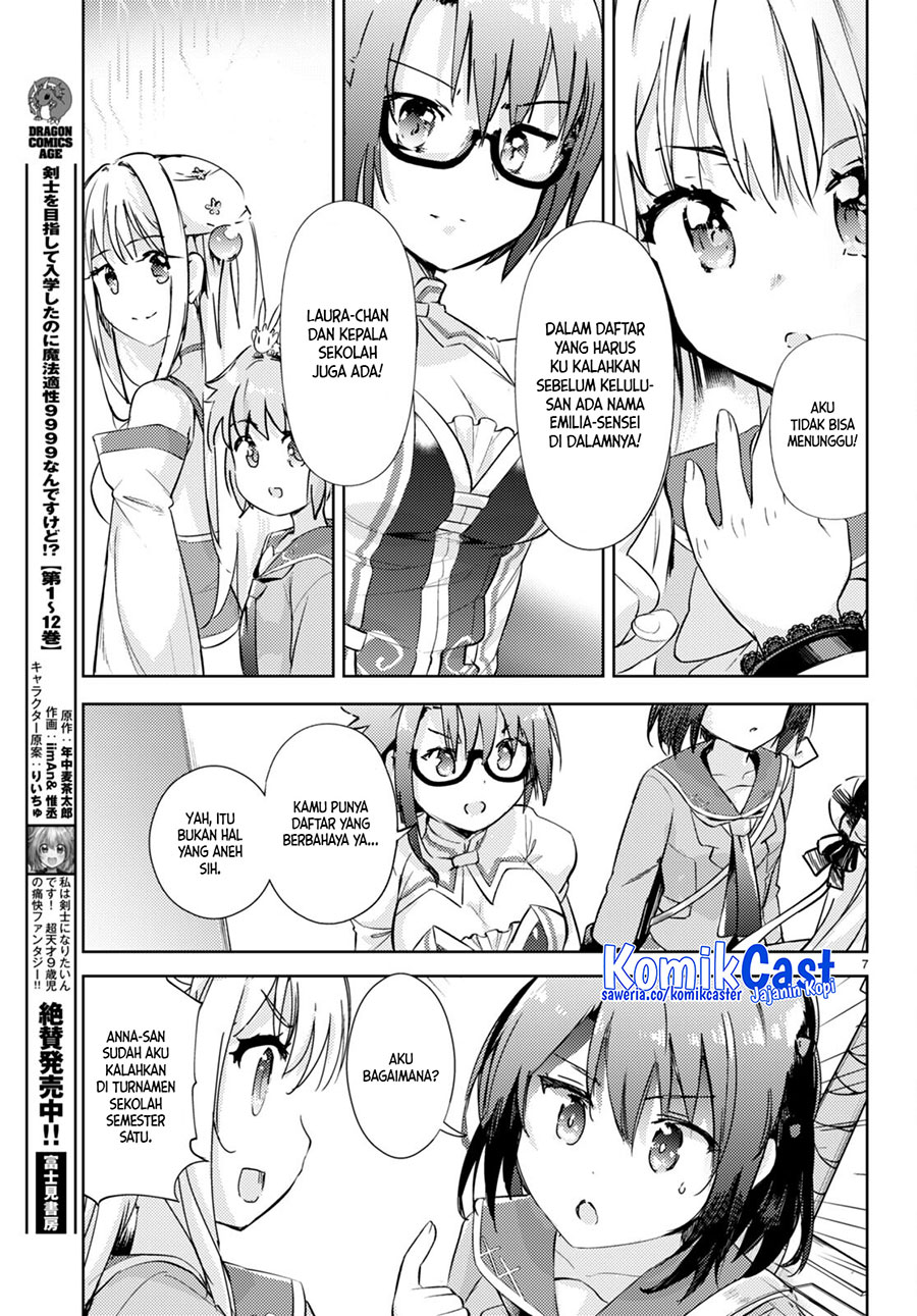 Kenshi wo Mezashite Nyuugaku shita no ni Mahou Tekisei 9999 nan desu kedo!? Chapter 65 Bahasa Indonesia